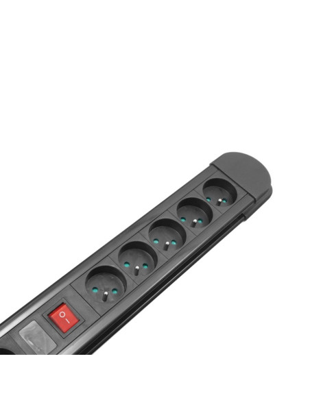 Maclean Listwa Zasilająca 10 Gniazd 3680W Mce10