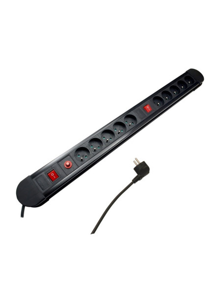 Maclean Listwa Zasilająca 10 Gniazd 3680W Mce10