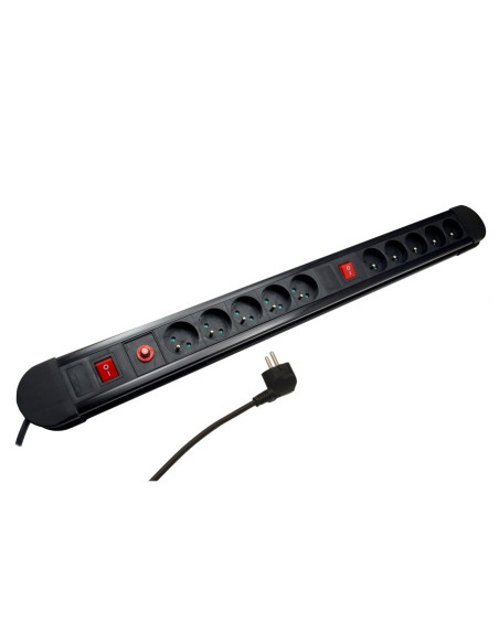 Maclean Listwa Zasilająca 10 Gniazd 3680W Mce10