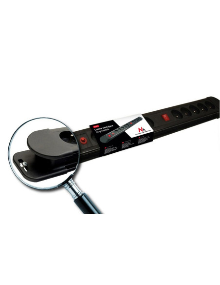 Maclean Listwa Zasilająca 10 Gniazd 3680W Mce10