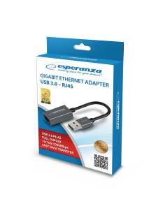 Esperanza Gigabit Ethernet 1000 Mbps Adapter Usb 3.0-Rj45 Ena101 2