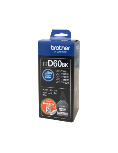 Tusz Brother Czarny Btd60Bk Btd-60Bk, 6500 Str.,108 Ml