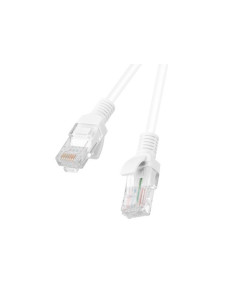 Patchcord Kat.6 Utp 1M Biały Fluke Passed Lanberg 10-Pack