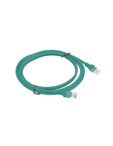 Patchcord Kat.5E Utp 2M Zielony Fluke Passed Lanberg 10-Pack