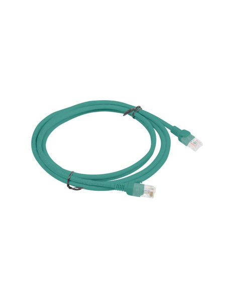Patchcord Kat.5E Utp 2M Zielony Fluke Passed Lanberg 10-Pack