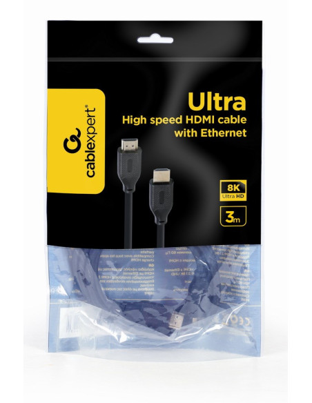 Gembird Kabel Hdmi Ultra High Speed Ethernet 8K 3M