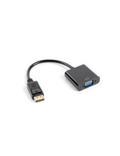 Adapter Lanberg Ad-0002-Bk (Displayport M - D-Sub (Vga) F  0,20M  Kolor Czarny)