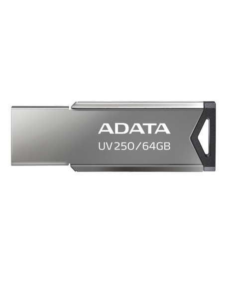 Pendrive Adata Uv250 Auv250-64G-Rbk (64Gb  Usb 2.0  Kolor Srebrny)