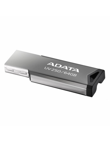 Pendrive Adata Uv250 Auv250-64G-Rbk (64Gb  Usb 2.0  Kolor Srebrny)