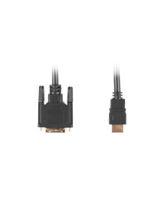 Kabel Lanberg Ca-Hddv-10Cc-0030-Bk (Hdmi M - Dvi-D (18+1) M  3M  Kolor Czarny) 2