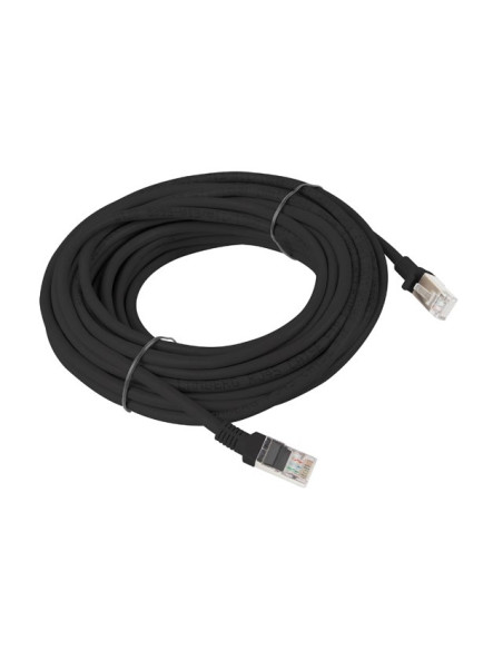 Patchcord Utp Lanberg Pcu5-10Cc-1000-Bk (Rj45 - Rj45   10M  Utp  Kat. 5E  Kolor Czarny)