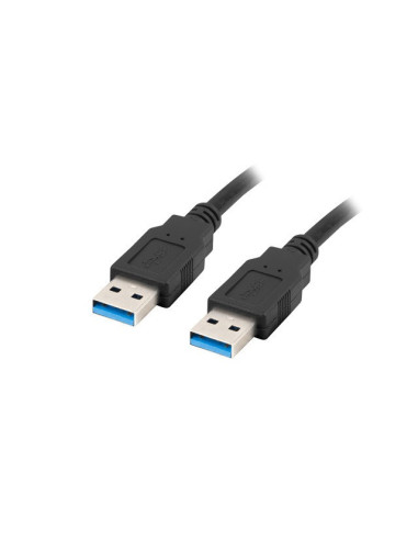 Lanberg Kabel Usb-A 3.0 M/M 1M Czarny Ca-Usba-30Cu-0010-Bk