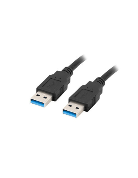 Lanberg Kabel Usb-A 3.0 M/M 1M Czarny Ca-Usba-30Cu-0010-Bk