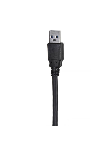 Lanberg Kabel Usb-A 3.0 M/M 1M Czarny Ca-Usba-30Cu-0010-Bk