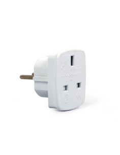 Adapter Gembird A-Ac-Ukeu-001 (Angielski F - Pl (10A) M  Kolor Biały) 2