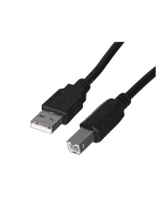 Kabel Lanberg Ca-Usba-10Cc-0018-Bk (Usb 2.0 M - Usb 2.0 M  1,8M  Kolor Czarny)