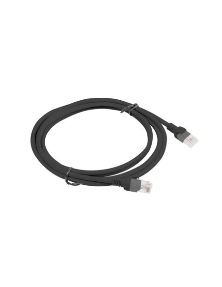 Patchcord Utp Lanberg Pcu5-10Cc-0200-Bk (Rj45 - Rj45   2M  Utp  Kat. 5E  Kolor Czarny)