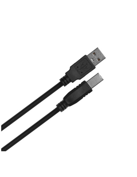 Lanberg Kabel Usb-A -  Usb-B M/M 1M (Ferryt, Czarny) Ca-Usba-11Cc-0010-Bk