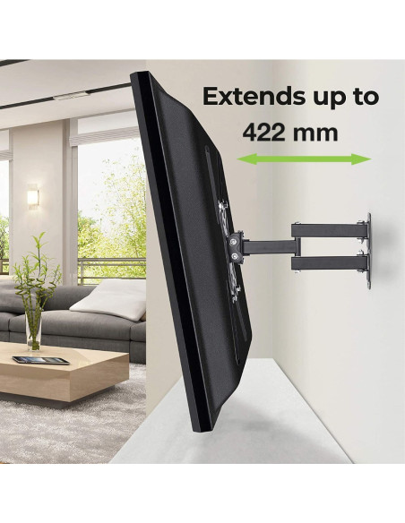 Techly Ica-Plb 136E Uchwyt Do Telewizorów 139,7 Cm (55") Czarny
