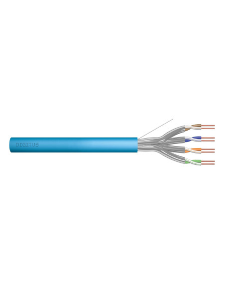 Kabel Instalacyjny Digitus Kat.6A, U/Ftp, Dca, Awg 23/1, Lsoh, 100M, Niebieski
