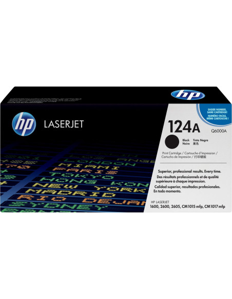 Hp 124A Oryginalny Wkład Z Czarnym Tonerem Laserjet