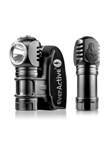 Ładowalna Latarka Ręczna / Czołowa Diodowa Led Everactive Fl-55R Dripple