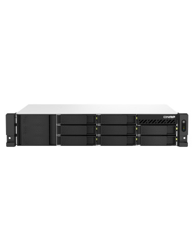 Qnap Ts-864Eu-Rp-8G, 2U, 8 X 2.5"/3.5" Sata, Intel Celeron N5095 4C/4T, 8 Gb Ddr4 Onboard Not Expandable, 2 X 2.5Gbe, Redundant 