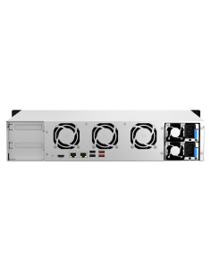 Qnap Ts-864Eu-Rp-8G, 2U, 8 X 2.5"/3.5" Sata, Intel Celeron N5095 4C/4T, 8 Gb Ddr4 Onboard Not Expandable, 2 X 2.5Gbe, Redundant  2