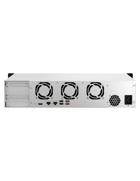 Qnap Ts-864Eu-8G, 2U, 8 X 2.5"/3.5" Sata, Intel Celeron N5095 4C/4T, 8 Gb Ddr4 Onboard Not Expandable, 2 X 2.5Gbe, Single Psu (N