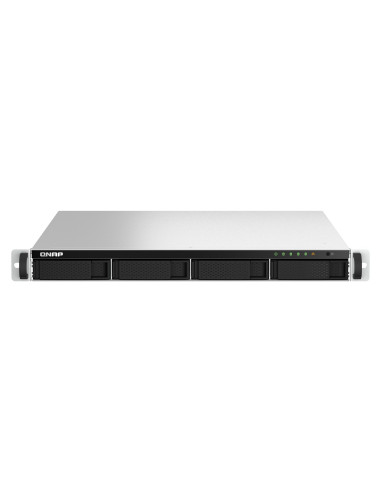 Qnap Ts-464U-8G, 1U, 4 X 2.5"/3.5" Sata , Intel Celeron N5105/N5095 4C/4T, 8Gb Ram Onboard (Not Expandable), 2 X 2.5Gbe, Single 