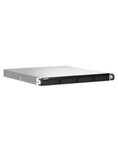 Qnap Ts-464U-8G, 1U, 4 X 2.5"/3.5" Sata , Intel Celeron N5105/N5095 4C/4T, 8Gb Ram Onboard (Not Expandable), 2 X 2.5Gbe, Single 