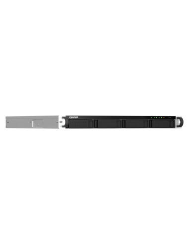 Qnap Ts-464U-8G, 1U, 4 X 2.5"/3.5" Sata , Intel Celeron N5105/N5095 4C/4T, 8Gb Ram Onboard (Not Expandable), 2 X 2.5Gbe, Single 