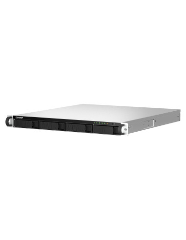 Qnap Ts-464U-8G, 1U, 4 X 2.5"/3.5" Sata , Intel Celeron N5105/N5095 4C/4T, 8Gb Ram Onboard (Not Expandable), 2 X 2.5Gbe, Single 