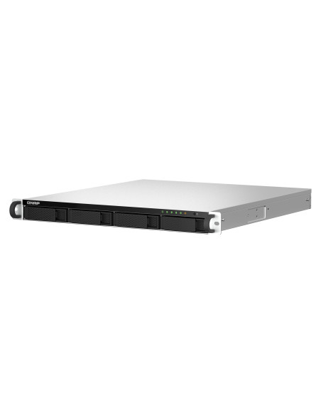 Qnap Ts-464U-8G, 1U, 4 X 2.5"/3.5" Sata , Intel Celeron N5105/N5095 4C/4T, 8Gb Ram Onboard (Not Expandable), 2 X 2.5Gbe, Single 