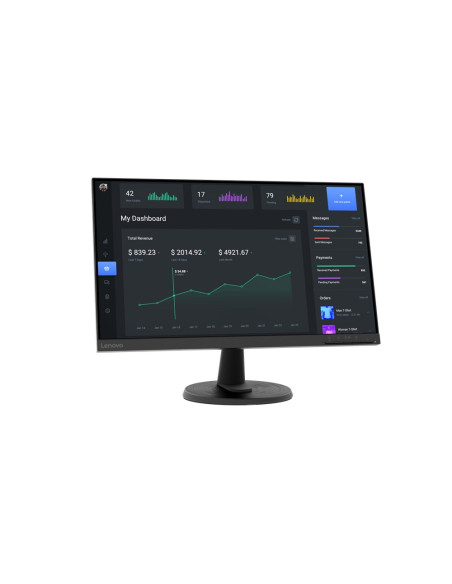 Lenovo D24-40 23.8" Fhd 7Ms 70Hz 250Nits Raven Black