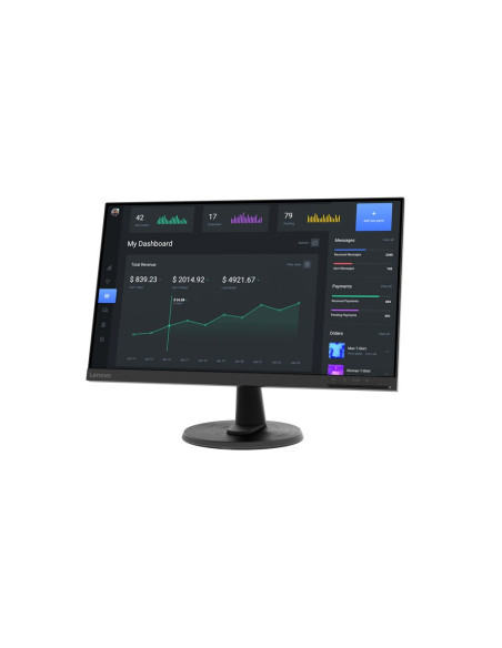 Lenovo D24-40 23.8" Fhd 7Ms 70Hz 250Nits Raven Black