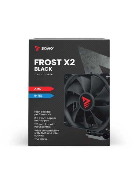 Savio Chłodzenie Cpu Frost Black X2
