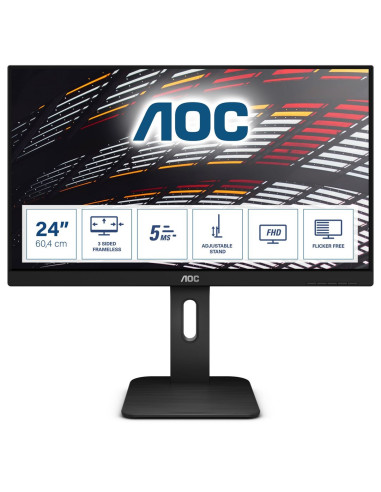 Aoc P1 24P1 Monitor Komputerowy 60,5 Cm (23.8") 1920 X 1080 Px Full Hd Led Czarny