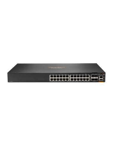 Aruba 6200F 24G Class4 Poe 4Sfp+ 370W Zarządzany L3 Gigabit Ethernet (10/100/1000) Obsługa Poe 1U