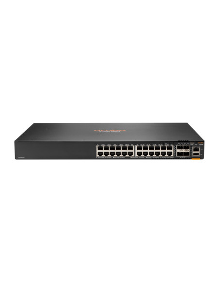 Aruba 6200F 24G Class4 Poe 4Sfp+ 370W Zarządzany L3 Gigabit Ethernet (10/100/1000) Obsługa Poe 1U