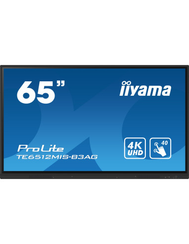 Monitor Dotykowy Iiyama Prolite Te6512Mis-B3Ag 163,8Cm (65") 4K Uhd Hdmi/Vga/Usb