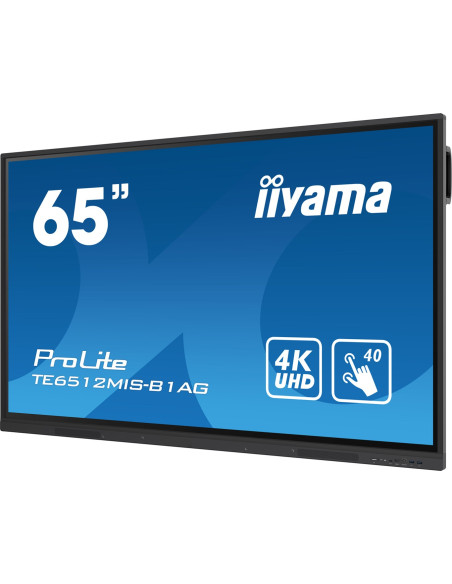 Monitor Dotykowy Iiyama Prolite Te6512Mis-B3Ag 163,8Cm (65") 4K Uhd Hdmi/Vga/Usb