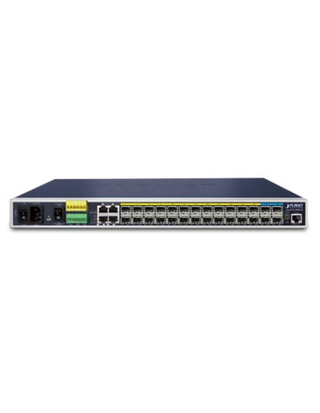 Planet Igs-6325-20S4C4X Łącza Sieciowe Zarządzany L3 Gigabit Ethernet (10/100/1000) 1U Niebieski