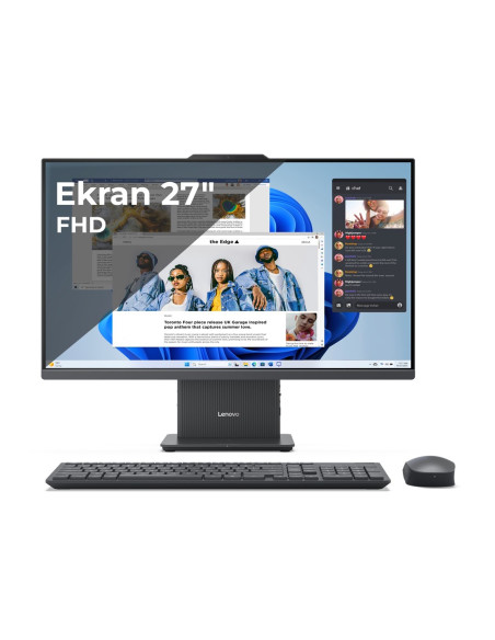 Lenovo Ideacentre Aio 27Irh9 I5-13420H 27" Fhd Ips 300Nits Ag 16Gb Ddr5 5200 Ssd512 Intel Uhd Graphics Noos Luna Grey