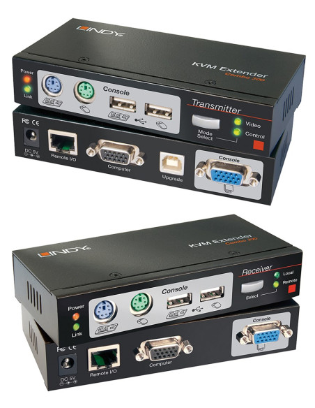 Lindy Cat.5 Kvm Extender Combo 300, Ps/2, Usb I Vga
