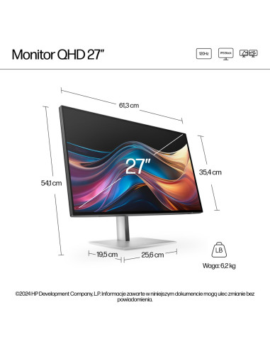 Monitor Hp Series 7 Pro 27 Cali Qhd