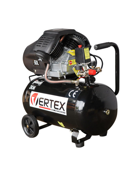 Kompresor Olejowy 50L Dwutłokowy Vertex Vhc50V