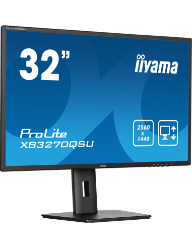 Iiyama Prolite Xb3270Qsu-B1 Monitor Komputerowy 81,3 Cm (32") 2560 X 1440 Px Wide Quad Hd Led Czarny