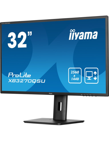 Iiyama Prolite Xb3270Qsu-B1 Monitor Komputerowy 81,3 Cm (32") 2560 X 1440 Px Wide Quad Hd Led Czarny