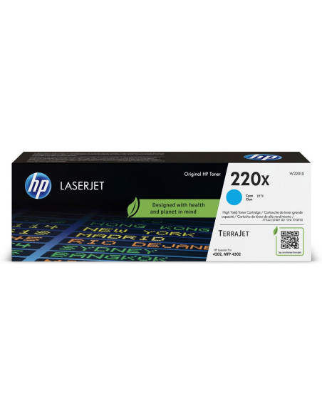 Hp Oryginalnym Wkładem Z Błękitnym Tonerem 220X Laserjet